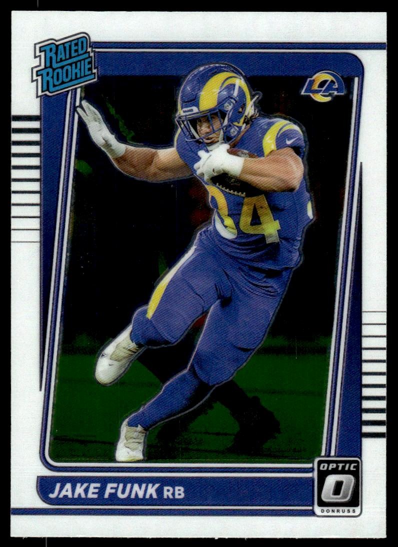 Jake Funk Panini Donruss Optic #295 Base