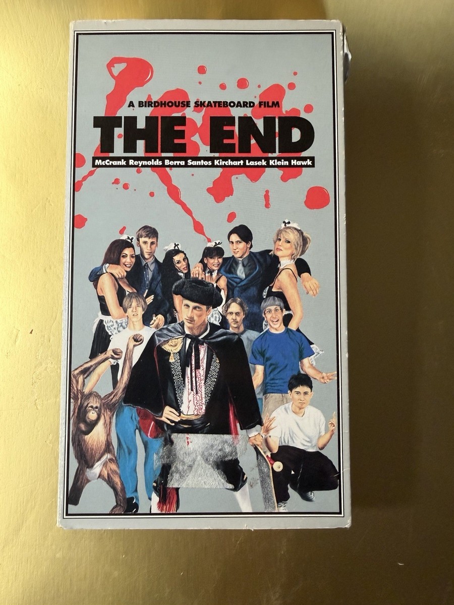 The End (VHS, 1998) Birdhouse Skateboard Video-Tony Hawk, Willy