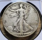 New Listing1933-S Liberty Walking Half Dollar - Actual Coin Shown - 90% Silver INV#271