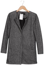 ONLY Mantel Damen Jacke Parka Gr. S Baumwolle Grau #h0n2fr4