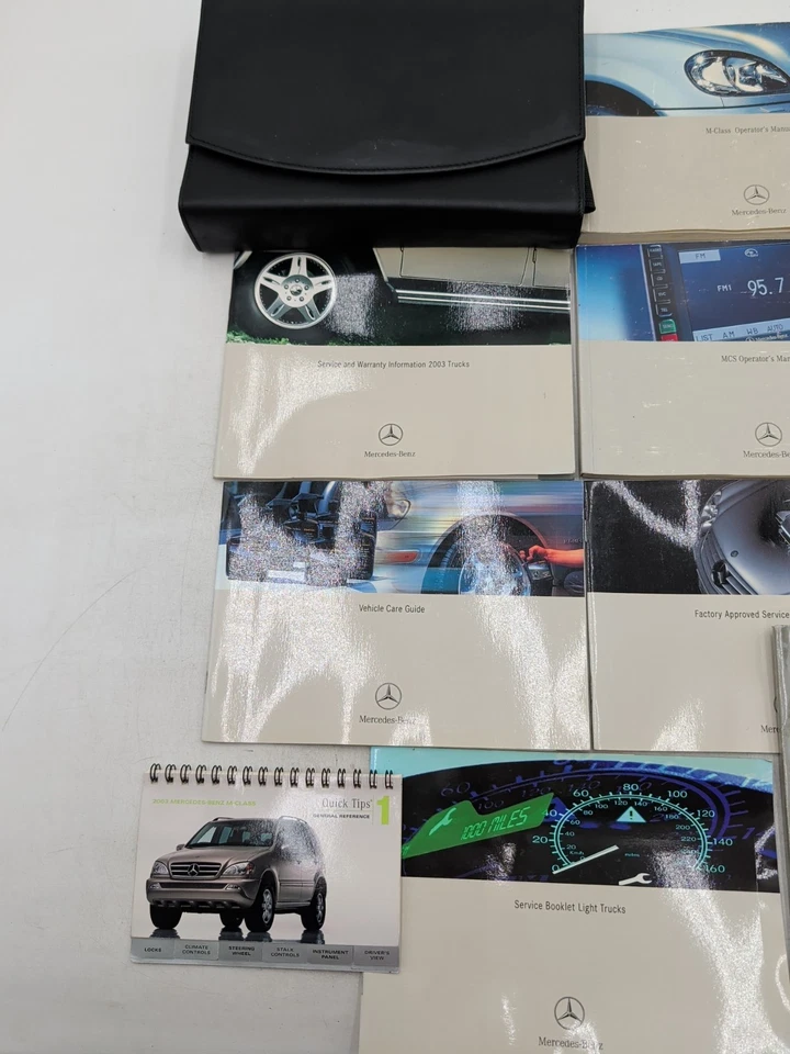 Mercedes Benz Clase M 2003 manual del propietario con estuche ML320 350 500 55AMG Foto 4 de 4