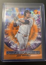 2025 Topps Pristine Precisionaries José Ramírez Orange  /25 Guardians #PR-33