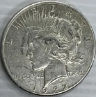 1922 Silver Peace Dollar Uncertified Extra Fine Condition