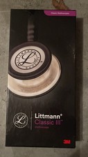 New 3M Littmann Classic III Monitoring Stethoscope, Black - 27 in, Ref.562 Open 