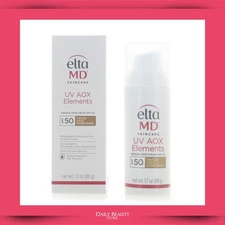 Elta MD UV AOX Elements SPF50 48g 1.7oz EXP 06/26 NEW FAST SHIP