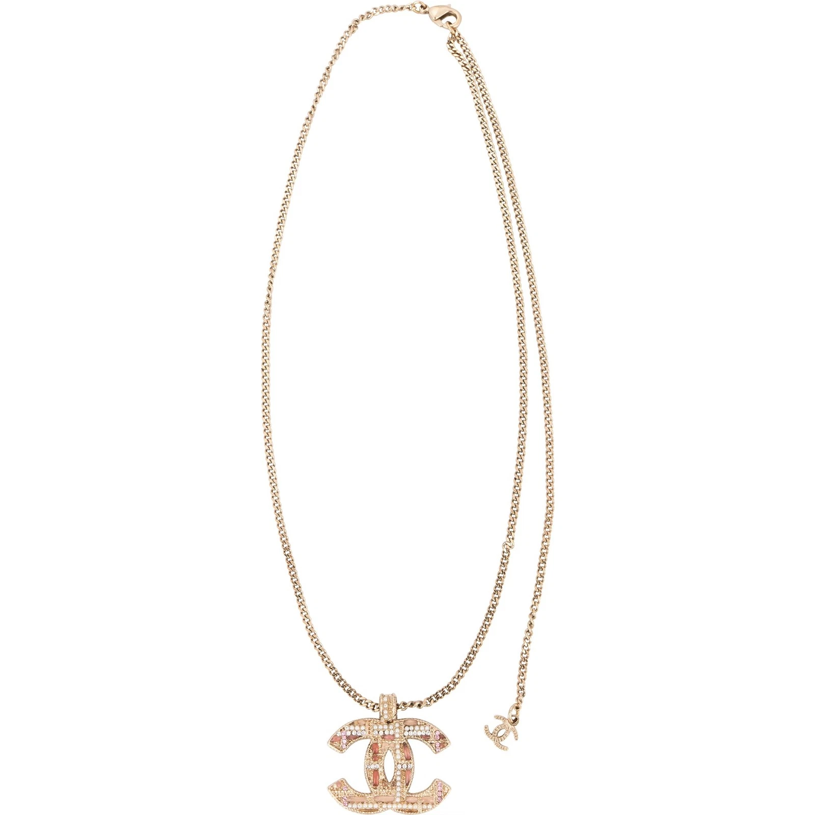 Collana Chanel Pearl Ornaments CC Coco CC Chain Collier Catena