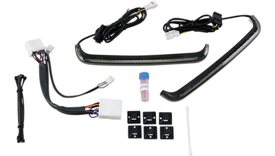 Custom Dynamics LED Low-Profile BAGZ  Accent Lights Smoke Lens   97 - 13 HARLEY