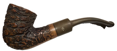Briar pipe Arena Curved Tobacco Pipe  -  Italy