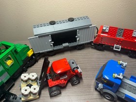 LEGO CITY: Cargo Train Deluxe (7898) Used Incomplete Read Description