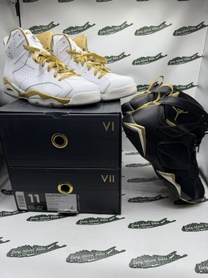 Size 11 - Air Jordan 7/6 Retro Golden Moments Pack 535357-935