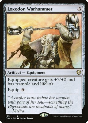#ad #ad Loxodon Warhammer 135 Rare Phyrexia: All Will Be One ONC MTG $1.79