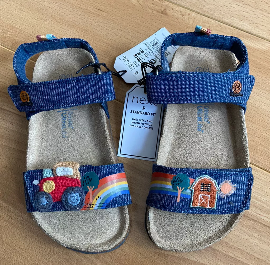 Next blue sandals 2025