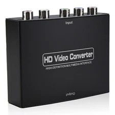 High-definition Multimedia Interface YPbPr+L/R Audio HDTV to HDMI Converter Set