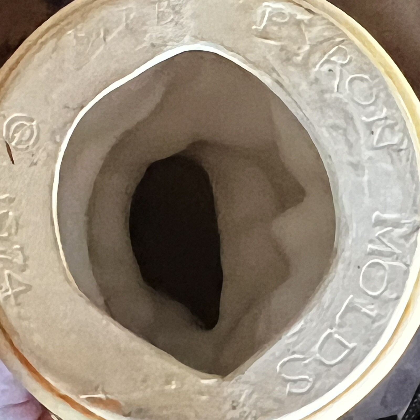 Byron Molds 1974 Ceramic Little Girl w/  Red Bonnet and Doll