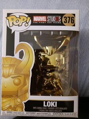 FunkoPop！376 LOKI ロキ Funko POP Marvel Loki 376 Gold Chrome Marvel Studios Thor