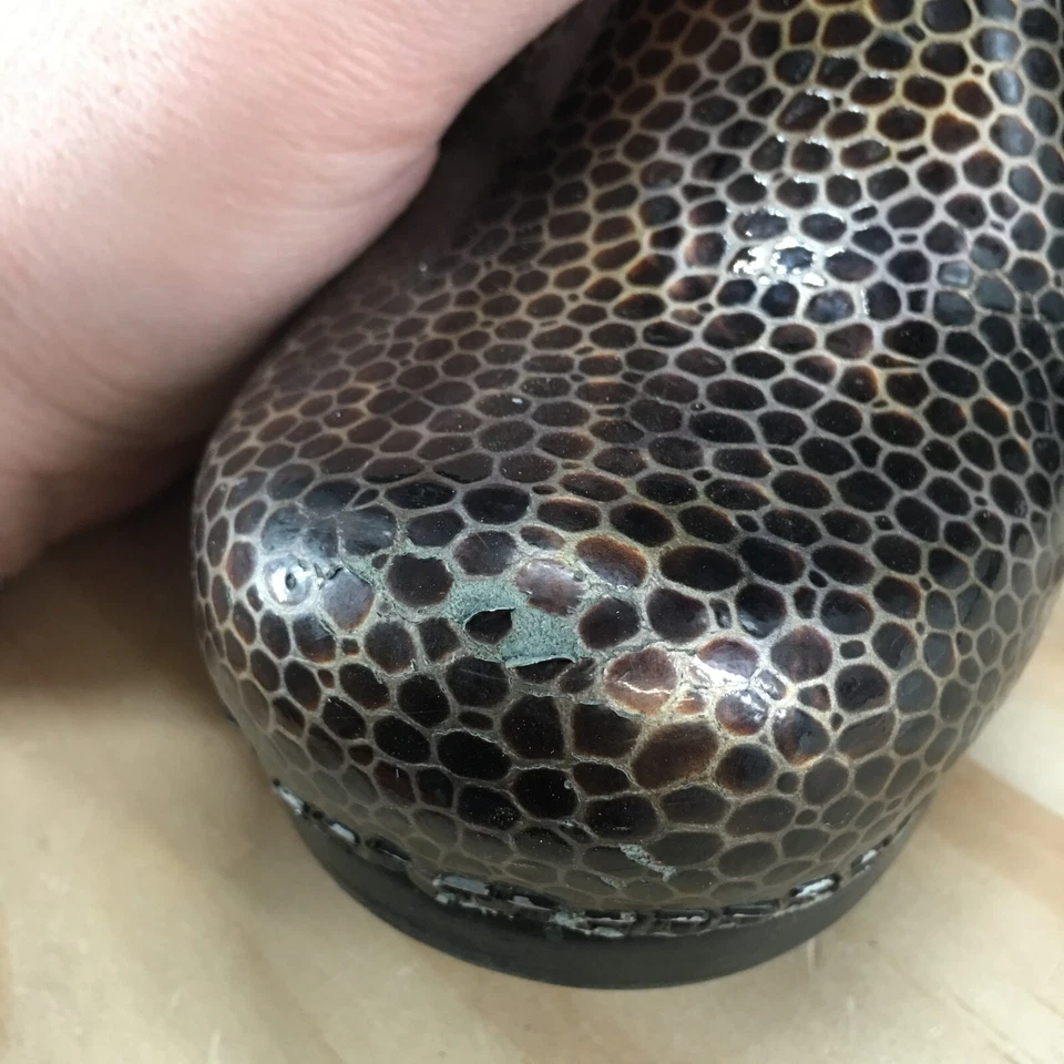 Sanita Zapatos Mujer 38 Zuecos Daneses Marrón Sin Cordones Estampado Animal Informal Punta Redonda Foto 4 de 4