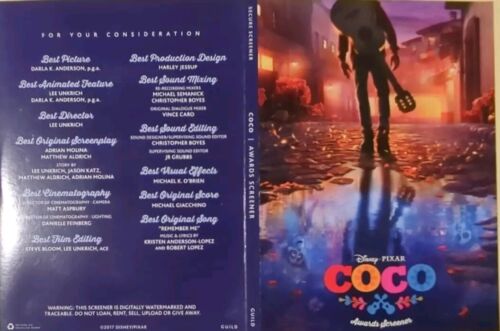 6x FYC DVD ANIMATED LOT- For Your Consideratio Awards Promo Screeners GD fr/shp - Picture 2 of 13