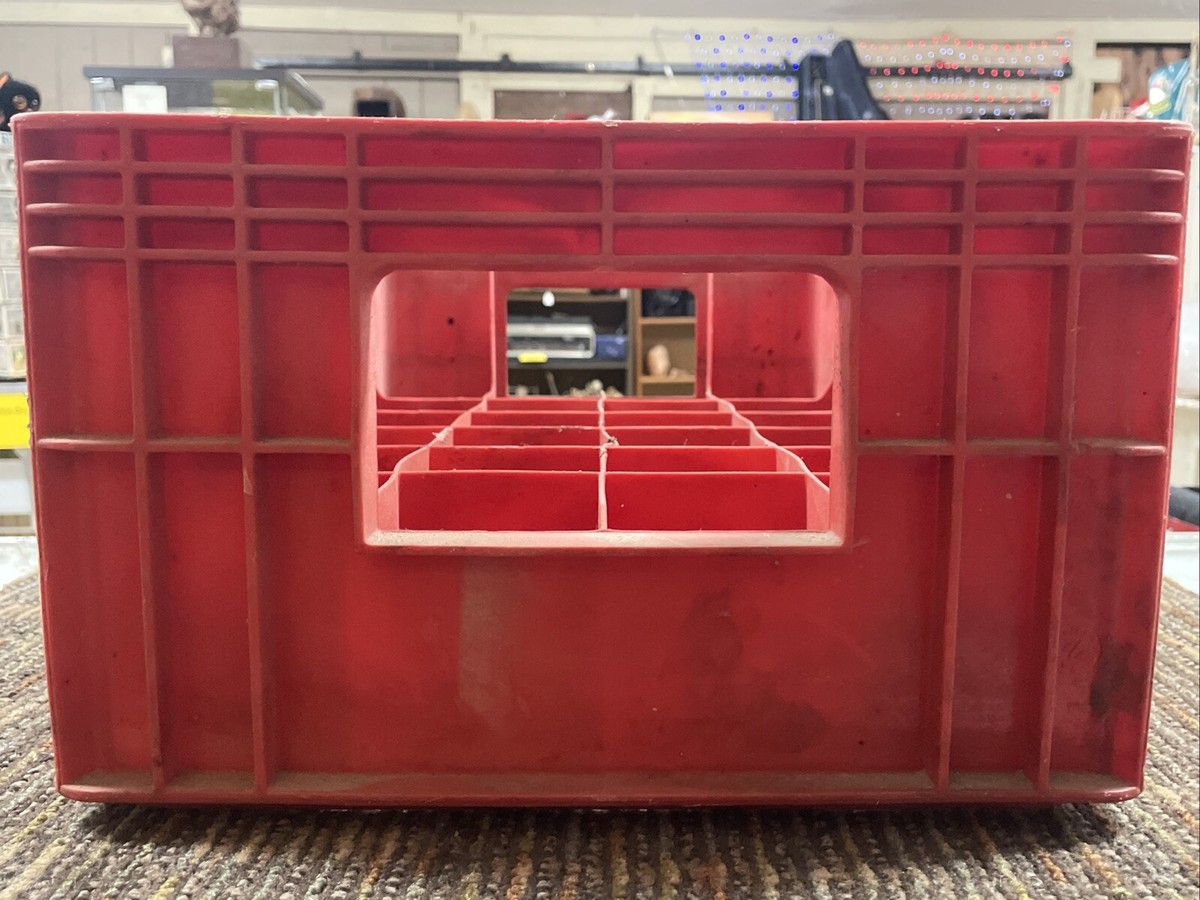 The Pop Shoppe Soda EMPTY 24 Bottle Crate ONLY Vintage 1970s (C6