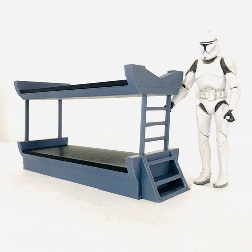 Custom BARRACK SOLDIER BUNK BED for 12 INCH & 13 INCH FIGURE DIORAMA - Picture 5 of 5