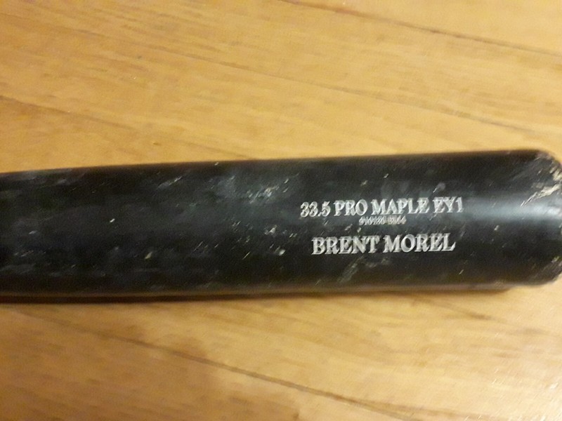 Brent Morel MLB Game Used Baseball Bat MLB Chicago White Sox Legend 