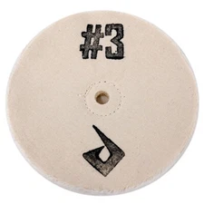 8" Metal Polishing Wheel | Bench Grinder Buffing Polish Cotton Chrome Buff Pad