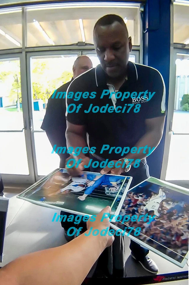 Foto firmada por Joe Carter 1993 Blue Jays Serie Mundial 11x14 prueba exacta certificado de autenticidad JSA Foto 3 de 4