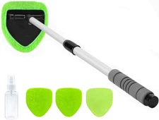 XINDELL 29-Inch Windshield Cleaner Tool - Portable Car Interior Cleaning Kit wit