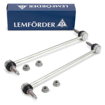 2x LEMFÖRDER Koppelstange für MERCEDES W176 W246 C117 X117 X156 vorne 2463200689