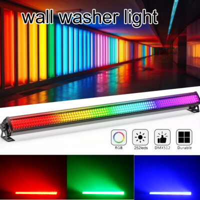 #ad LED Wall Washer Light 252 LEDs RGB DJ Lights Bar Stage Light DMX Dj Party Lights $65.87