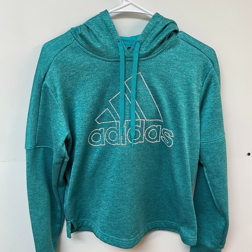 adidas hoodie turquoise