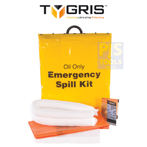 Tygris SK25 oil, petrol, diesel & fuels emergency spills kit eBay