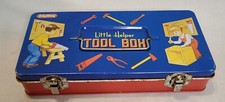 Schylling Little Helper Tool Box -With Little Tools - Blue  Red Tool Box -Cute