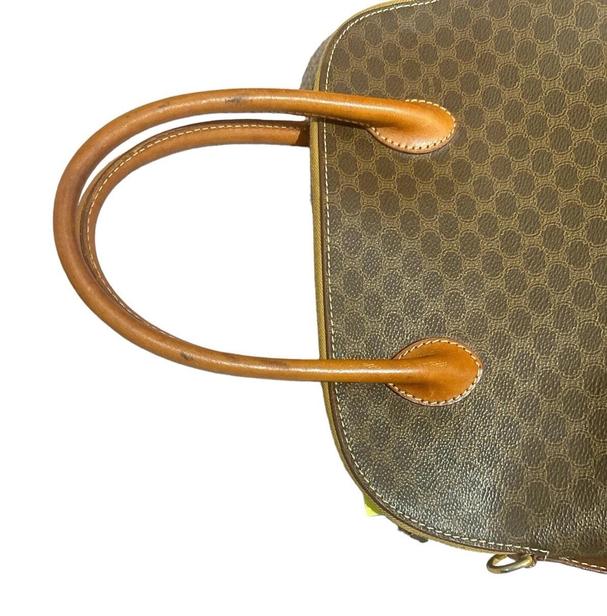 Borsa a mano Vintage Celine Bolide Triomphe Marrone Pelle Media Usata