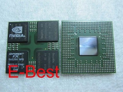 1X New GeFORCE FX GO5200 FXGO5200 64M Chipset #T6