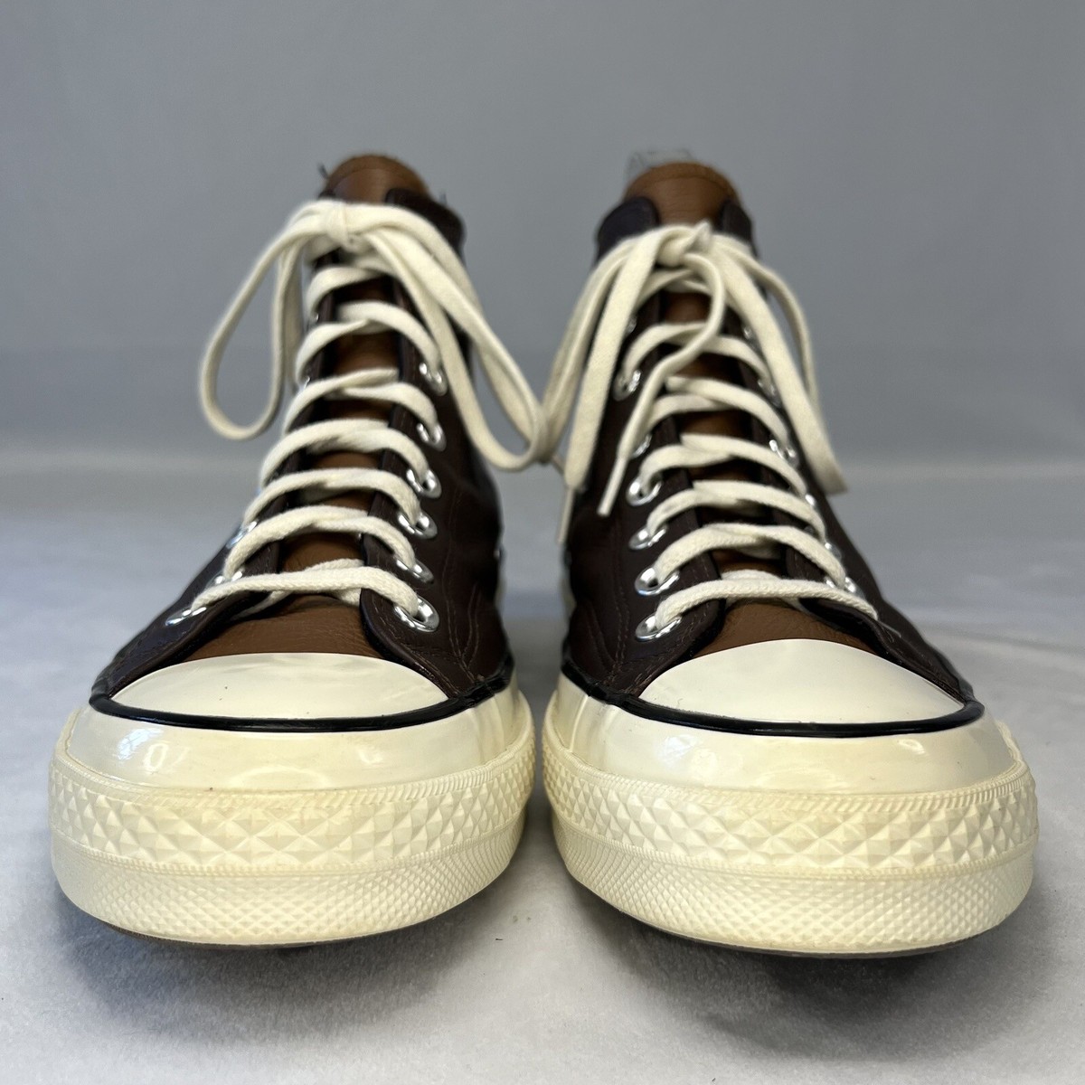 Converse Chuck 70 Leather High Colorblock Dark Root Brown