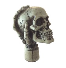 1 Skull in Hand Valve Stem Caps Motorcycle Bicycle Skeleton Harley USA Made 57VC