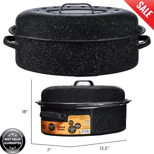 Covered roasting pan cheap