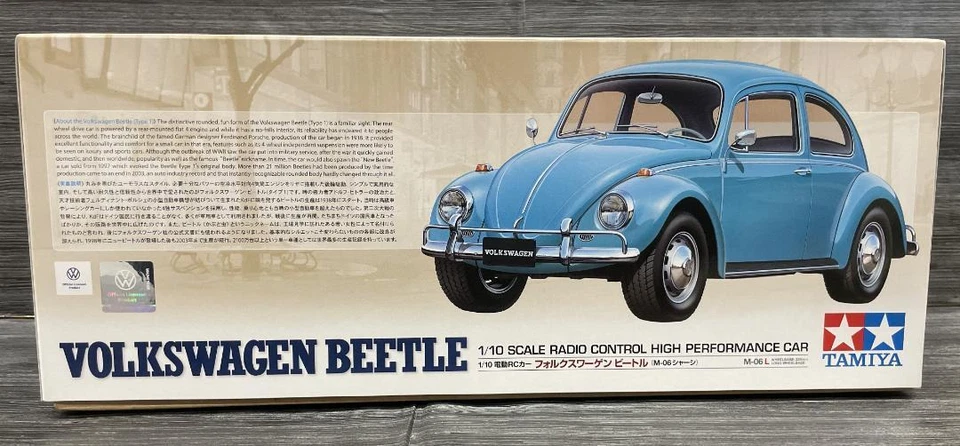 Tamiya 58572 1/10 RC RWD Car Kit M-Chassis M06 VW Volkswagen Beetle - Immagine 3 di 4