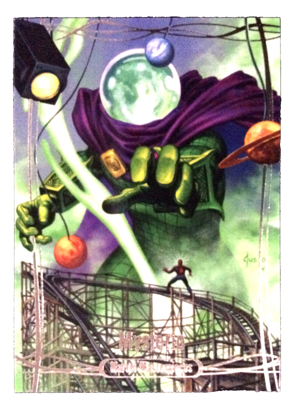 2016 Marvel Masterpieces - Mysterio #28 - Base Set 1976/1999