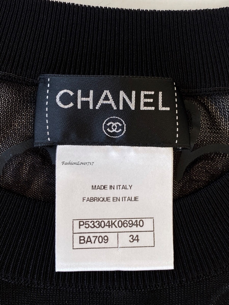 16C PARIS SEOUL CHANEL BLACK MULTICOLOR EMBELLISHED RUNWAY SWEATER