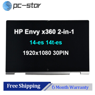 Écran Tactile LCD FHD De Remplacement Pour HP ENVY X360 14-ES0010CA – 14 Pouces, Tactile, 30 Broches, Nickel/matte