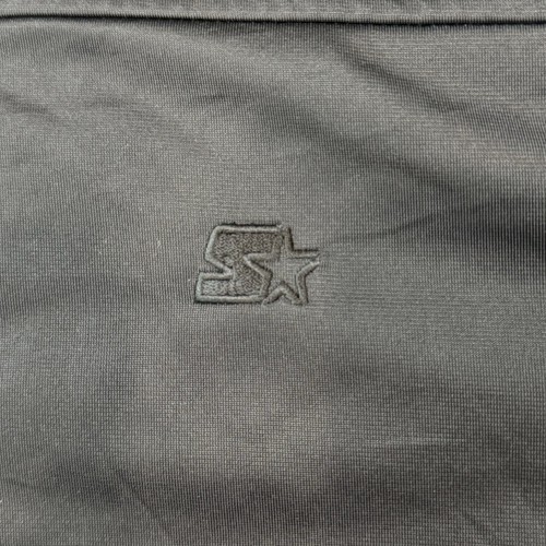STARTER Mens Tracksuit Top Jacket Size L 42/44 Black Grey Polyester Lightweight - Picture 5 of 10