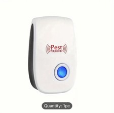 1 Pc Dual Horn Ultrasonic Pet Repeller For Indoor Pet Control
