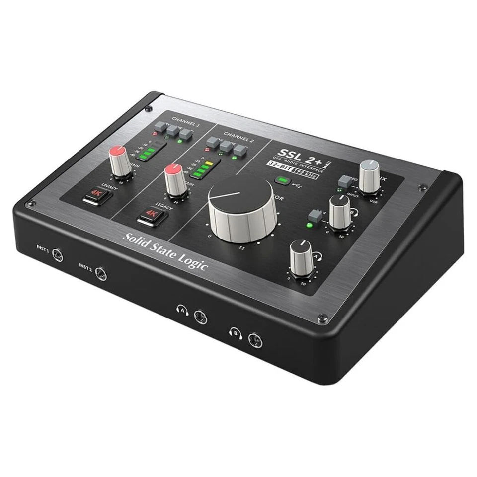 Solid State Logic SSL 2 Plus MKII USB Audio Interface with 4 Balanced Outputs - Image 4 of 4