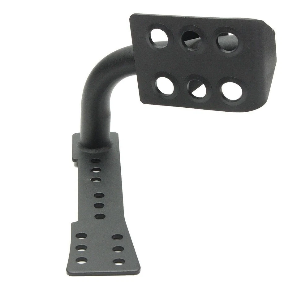 Black Metal Dead Pedal Left Side Foot Rest Kick Panel for 2007-18 Jeep Wrangler Foto 3 de 4