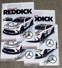 Tyler Reddick Signed 2024 White Jordan Brand Jumpman Postcard Hero Card COA