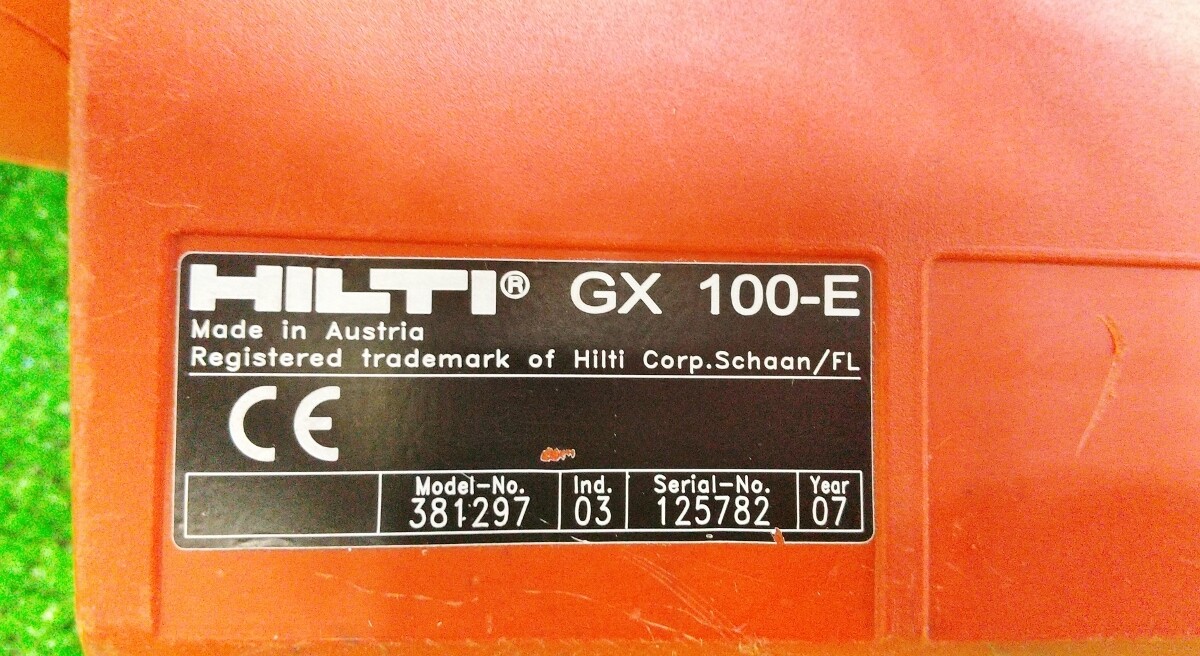 ヒルティ　GX100 Hilti GX 100 Fully Automatic Gas Actuated Fastening Tool for sale