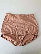 Vintage Bali Panties with Control in Nude Size XL