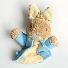 Gund Beatrix Potter Peter Rabbit Hand Puppet Plush Bunny Clean