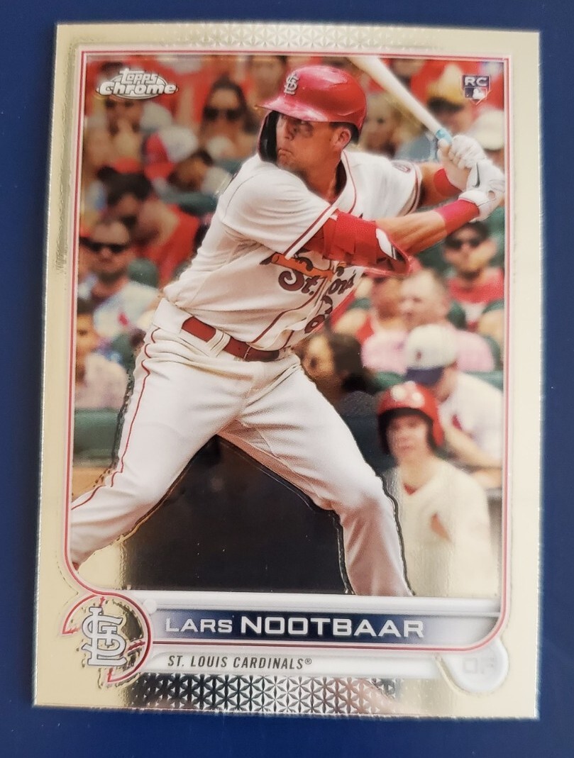 2022 Topps Chrome Lars Nootbaar St. Louis Cardinals #19 RC